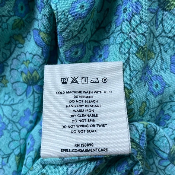 Spell | Sundown Maxi Robe Turquoise | M/L - Picture 16 of 16